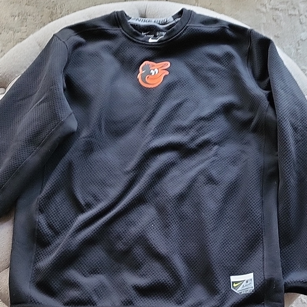 Nike Pro Crewneck Oriole Sweatshirt